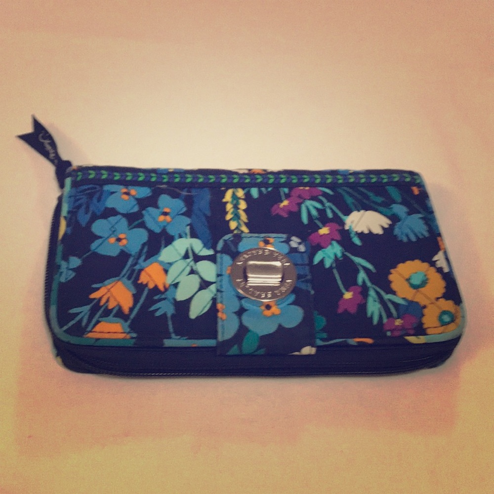 Vera Bradley blue wallet ( retired )
